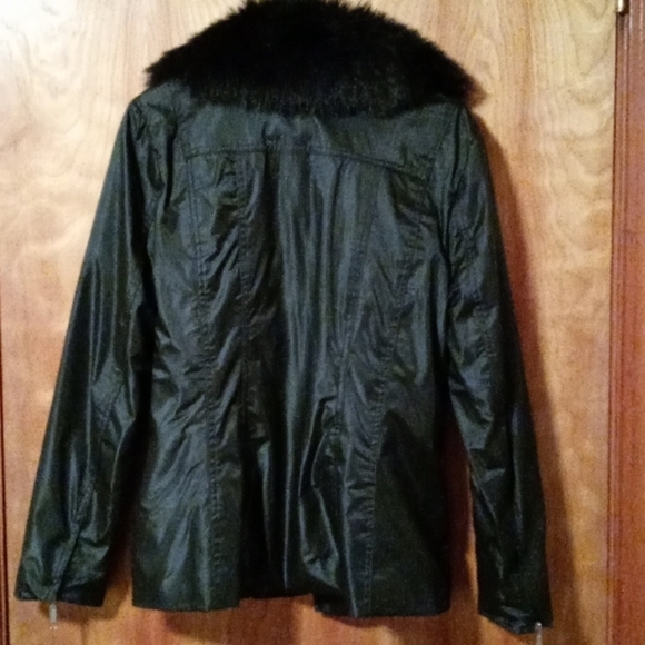 Vintage Sin Jacket faux fur collar  Small - Picture 9 of 13